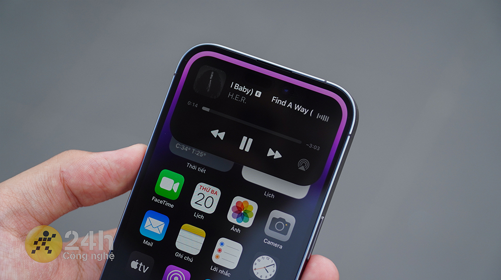 Thiết kế hình notch mới - iPhone 14 Pro 128GB