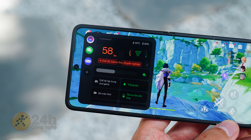 Nhiệt độ trên điện thoại - OPPO Find N2 Flip