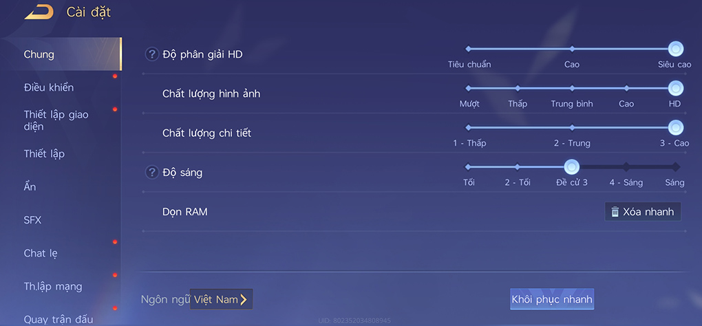 Cấu hình trò chơi - OPPO Find N2 Flip