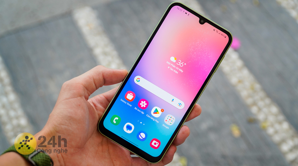 Kích thước màn hình lớn - Samsung Galaxy A24