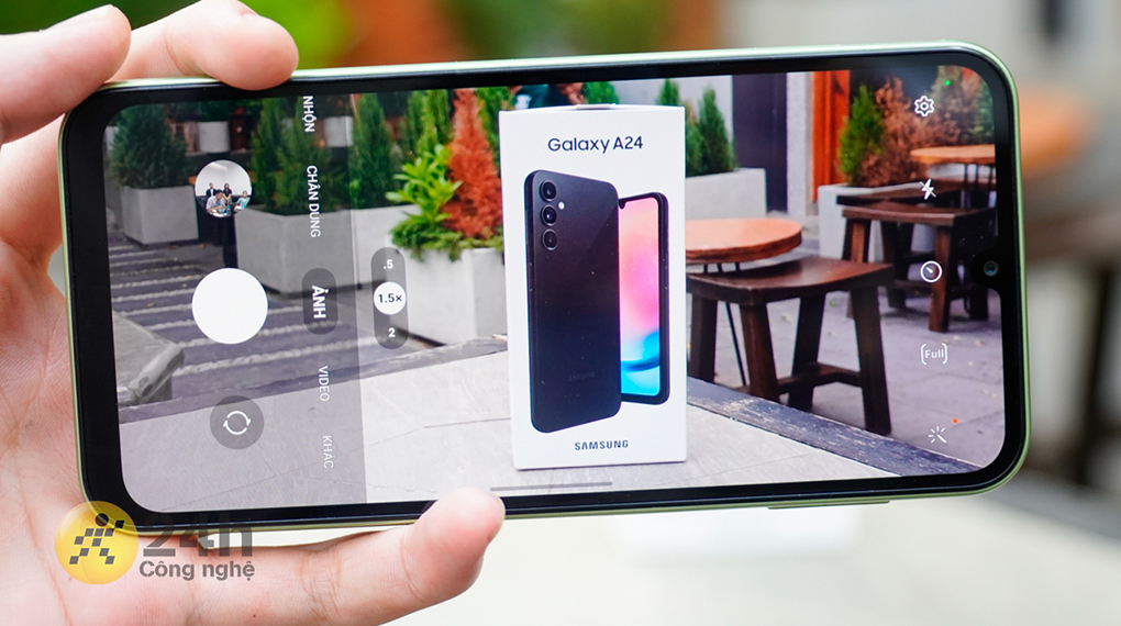 Trang bị hệ thống 3 camera - Samsung Galaxy A24