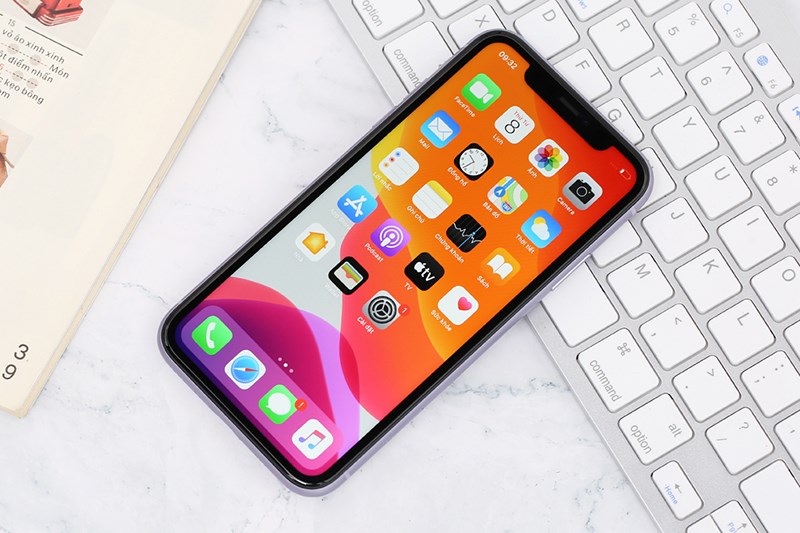 iPhone 11 được trang bị màn hình IPS LCD 6.1 inch, độ phân giải 828 x 1792 Pixels