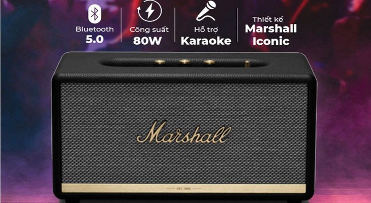 Đối với dòng loa Marshall Stanmore 2 có chất âm mạnh mẽ đầy lôi cuốn, chơi nhạc mượt