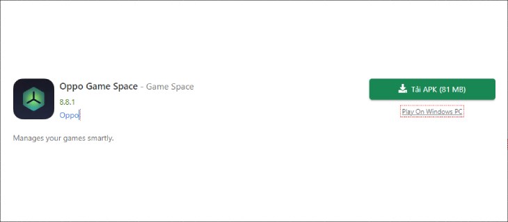Bạn tải xuống Game Space APK và mở file APK để bắt đầu cài đặt