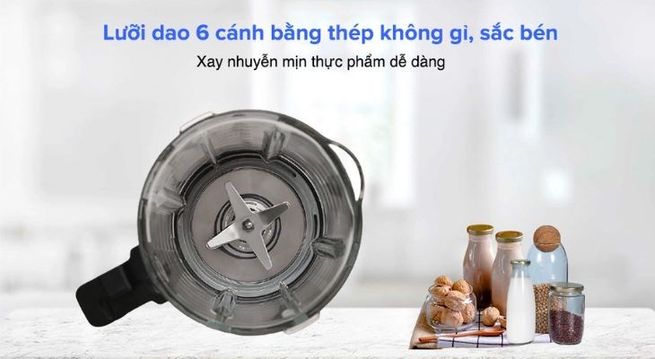 Lưỡi dao được làm bằng thép không gỉ, an toàn cho sức khỏe, không tiết độc tố Lưỡi dao được làm bằng thép không gỉ, an toàn cho sức khỏe, không tiết độc tố