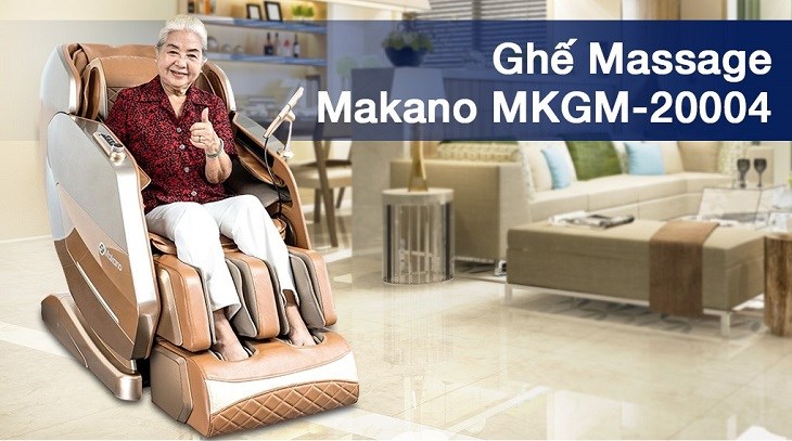 Ghế Massage Makano MKGM-20004 cao cấp có vẻ ngoài bắt mắt bởi sở hữu thiết kế hiện đại, sang trọng Ghế Massage Makano MKGM-20004 cao cấp có vẻ ngoài bắt mắt bởi sở hữu thiết kế hiện đại, sang trọng