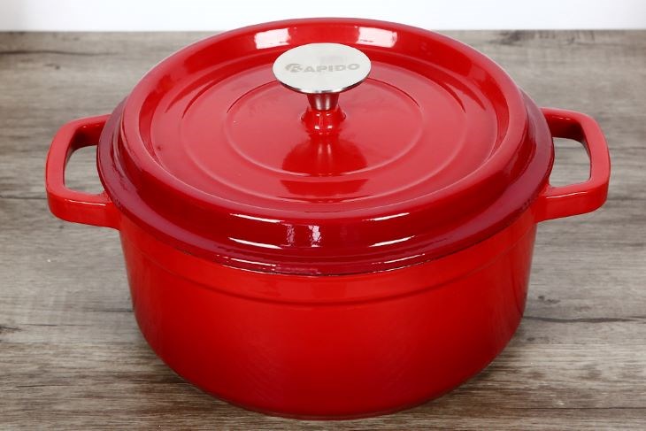 Nồi gang đúc 24 cm Rapido RK24-RD Nồi gang đúc 24 cm Rapido RK24-RD