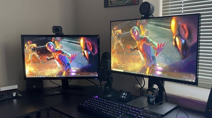 Màn hình tần số quét 120 Hz và 144 Hz đảm bảo trải nghiệm chơi game không bị mờ