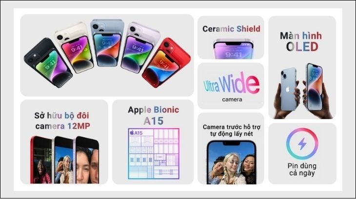 Điện thoại iPhone 14 128GB 