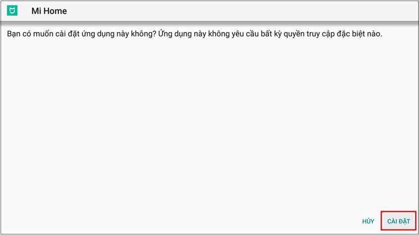 Cuối cùng, bạn chọn Cài đặt ứng dụng là xong