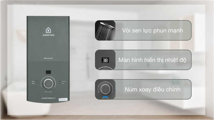 Máy nước nóng trực tiếp Ariston 4500W AURES PREMIUM+ 4.5P - Kết luận