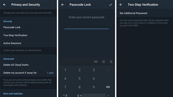 Khóa ứng dụng bằng mật mã