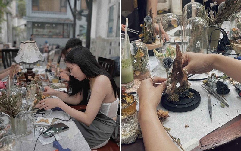 Tiệm Lưu Giữ Ký Ức còn tổ chức các workshop handmade, giúp khách hàng có thể tự tay làm ra những món quà tặng độc đáo