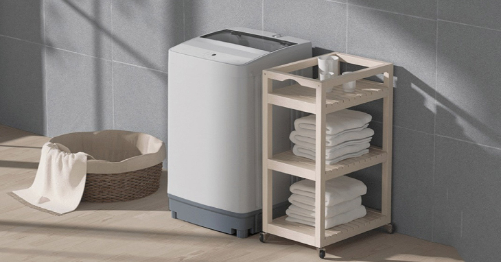 Máy giặt mini có thiết kế gọn nhẹ, dễ di chuyển Máy giặt mini có thiết kế gọn nhẹ, dễ di chuyển