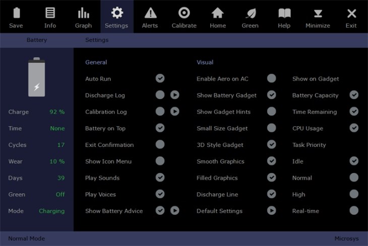 Smarter Battery là một ứng dụng hữu ích dành cho việc quản lý và theo dõi pin