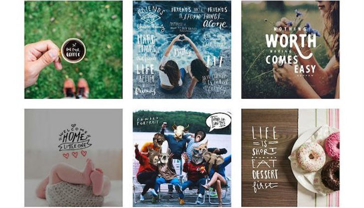 PicLab PicLab hỗ trợ nhiều mẫu chữ đẹp