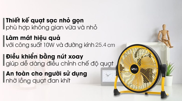 Quạt sạc điện AC 3 cánh ARF01D113 10W được bán với giá 2.353.000 đồng (cập nhật 10/2023 và có thể thay đổi theo thời gian) Quạt sạc điện AC 3 cánh ARF01D113 10W được bán với giá 2.353.000 đồng (cập nhật 10/2023 và có thể thay đổi theo thời gian)
