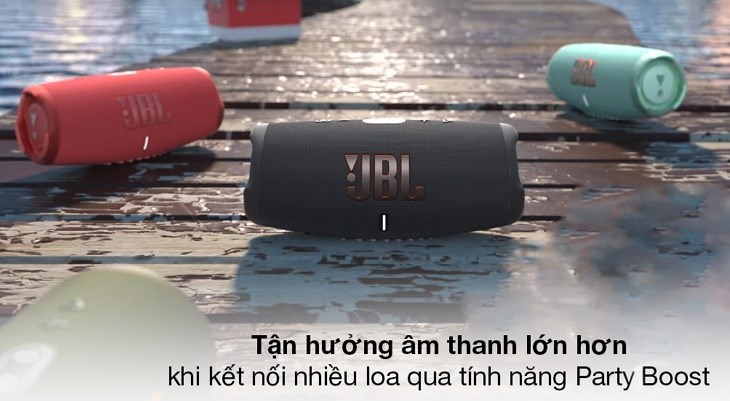 loa JBL Xtreme 3 và Charge 5 đều có thể kết nối cùng lúc nhiều loa nhờ tính năng PartyBoost loa JBL Xtreme 3 và Charge 5 đều có thể kết nối cùng lúc nhiều loa nhờ tính năng PartyBoost