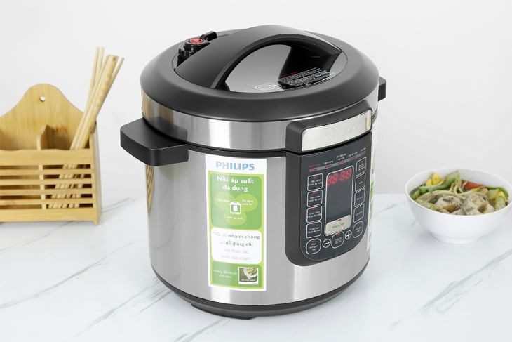 Nồi áp suất điện Philips HD2237/66 6 lít Nồi áp suất điện Philips HD2237/66 6 lít