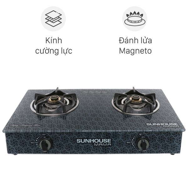 Bếp ga đôi Sunhouse Mama MMBB0787MT
