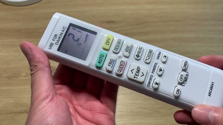 Điều khiển điều hòa Daikin bị lỗi không có tiếng 