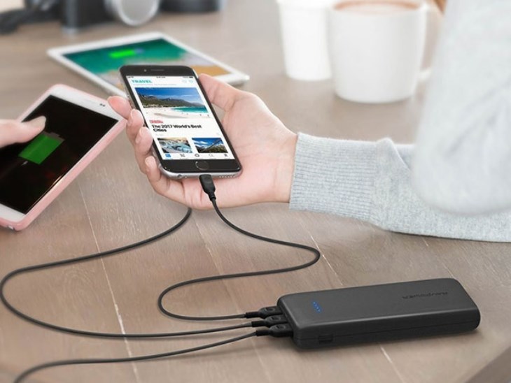 Người dùng hạn chế sử dụng sạc dự phòng khi không cần thiết