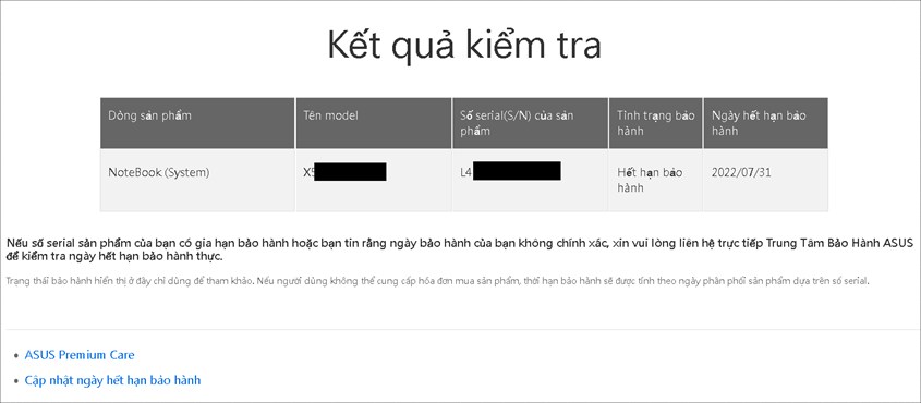 Bạn có thể kiểm tra thông tin bảo hành của laptop ngay lúc này Bạn có thể kiểm tra thông tin bảo hành của laptop ngay lúc này