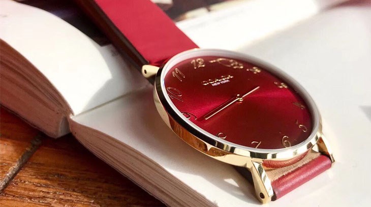 Mặt kính đồng hồ Coach đa số được trang bị từ kính khoáng Mineral trong suốt