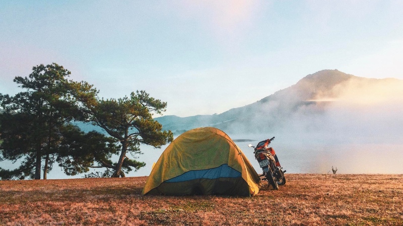Cắm trại, tận hưởng không gian siêu lãng mạn