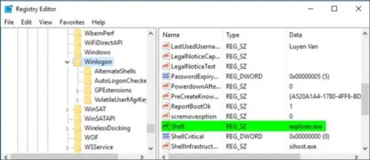 Bạn bấm vào lệnh explorer.exe Bạn bấm vào lệnh explorer.exe