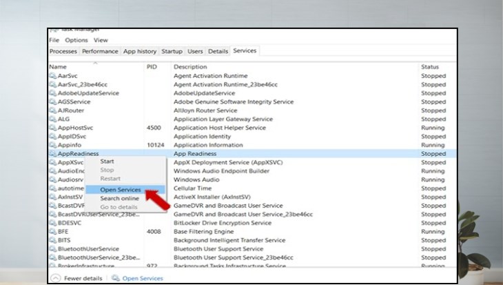 Bạn chọn Open Services Bạn chọn Open Services