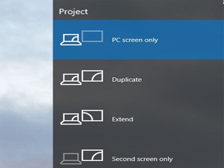 Bạn có thể thấy các chế độ hiển thị trên laptop như hình Bạn có thể thấy các chế độ hiển thị trên laptop như hình