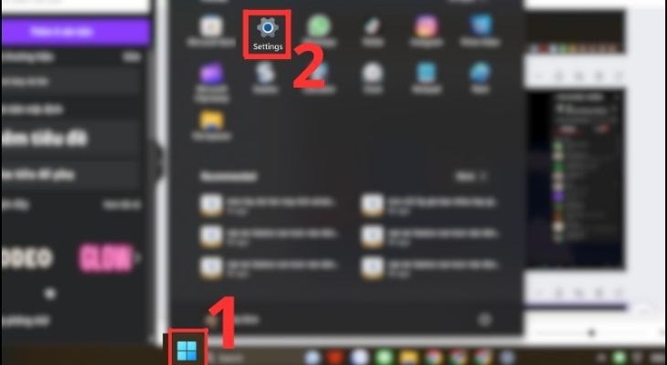 Người dùng mở Start menu phát Wifi Người dùng mở Start menu phát Wifi