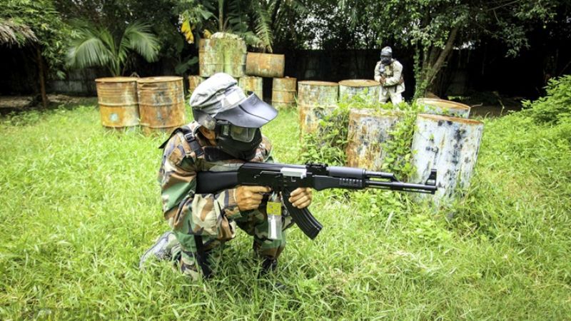 Người chơi tại CLB Súng sơn Thủ Đức