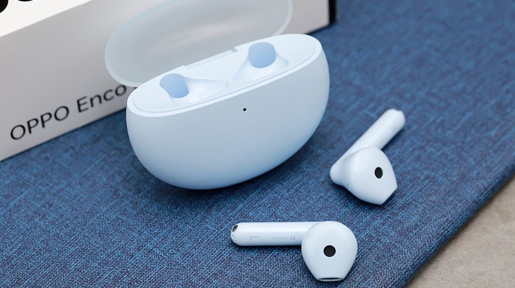Tai nghe Bluetooth True Wireless OPPO ENCO Air 2 ETE11 được chạm khắc tinh tế và nhỏ gọn Tai nghe Bluetooth True Wireless OPPO ENCO Air 2 ETE11 được chạm khắc tinh tế và nhỏ gọn