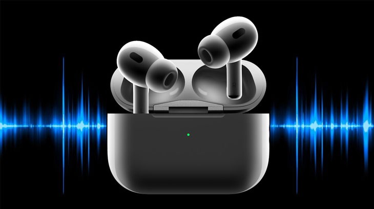 Tai nghe Bluetooth AirPods Pro (2nd Gen) MagSafe Charge Apple MQD83 sở hữu khả năng chống ồn Tai nghe Bluetooth AirPods Pro (2nd Gen) MagSafe Charge Apple MQD83 sở hữu khả năng chống ồn