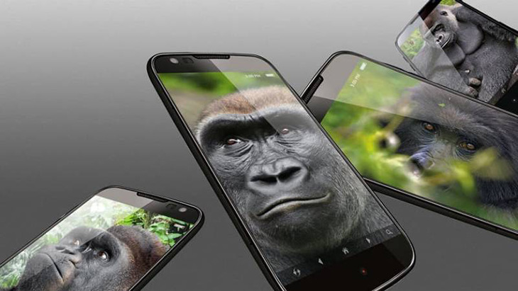 Kính cường lực Corning Gorilla Glass có khả năng chịu lực tốt