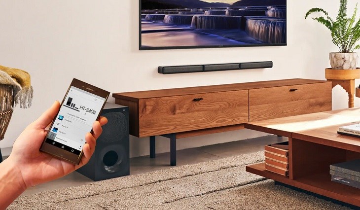 Điều khiển loa thanh Sony HT-S40R bằng ứng dụng trên điện thoại tiện lợi Điều khiển loa thanh Sony HT-S40R bằng ứng dụng trên điện thoại tiện lợi