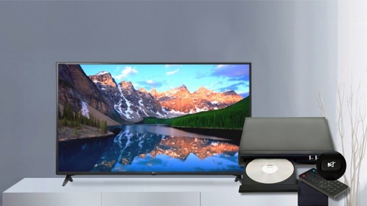 Bấm nhầm nút Mute trên đầu đĩa DVD đang kết nối với tivi LG cũng có thể khiến tivi bị mất âm thanh