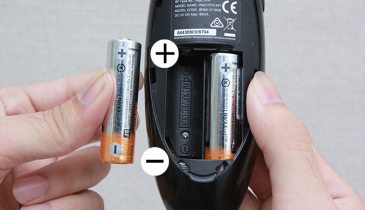 Do điều khiển tivi LG bị hết pin