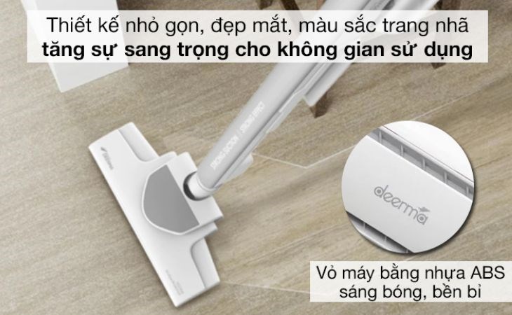 Máy hút bụi cầm tay Deerma sở hữu kiểu dáng nhỏ gọn cùng màu sắc thanh lịch, sang trọng Máy hút bụi cầm tay Deerma sở hữu kiểu dáng nhỏ gọn cùng màu sắc thanh lịch, sang trọng