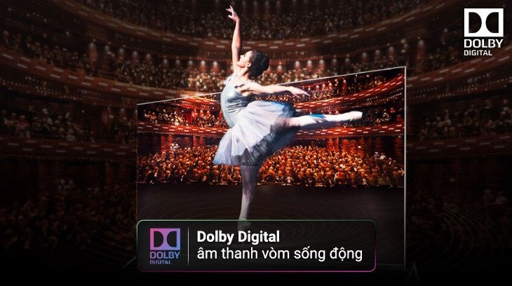 Tivi AQUA 32 inch LE32AQT6600G sở hữu Dolby Digital cho âm thanh vòm sống động