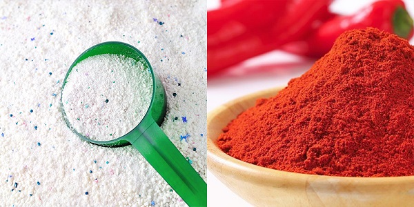 Đuổi ruồi bằng bột giặt và bột ớt Đuổi ruồi bằng bột giặt và bột ớt