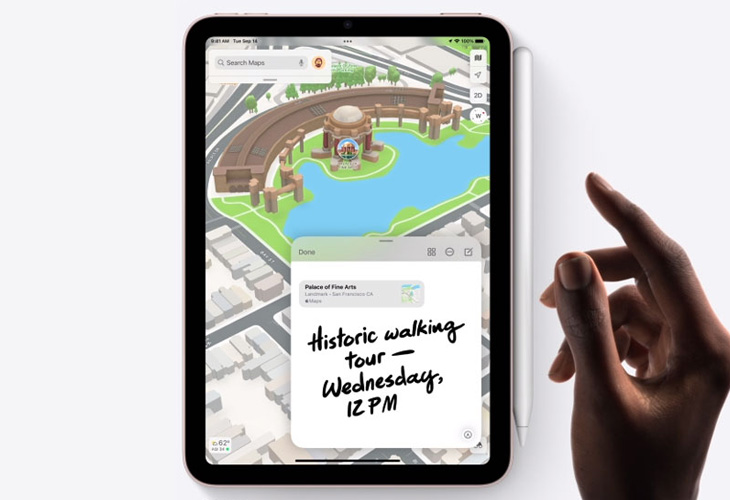 iPad Mini hỗ trợ kết nối Apple Pencil iPad Mini hỗ trợ kết nối Apple Pencil
