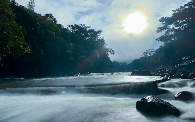 Tắm suối và ngắm cảnh