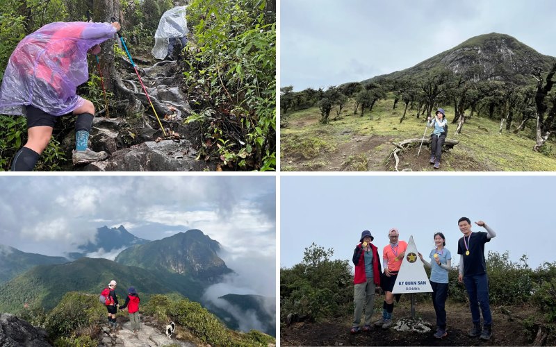 Ngày 2: Lên đỉnh Ky Quan San và trở về lán
